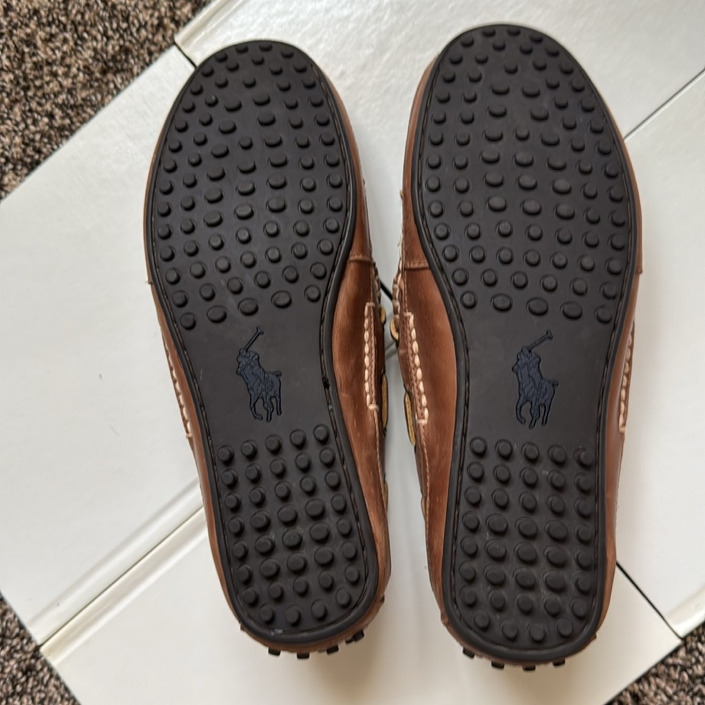 Polo by Ralph Lauren Tan Leather Loafers - Picture 4 of 7